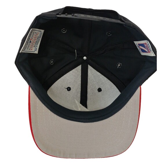 Atlanta Braves MLB Logo 7 Hat New With Tags Navy Blue Red Adjustable - Picture 4 of 6